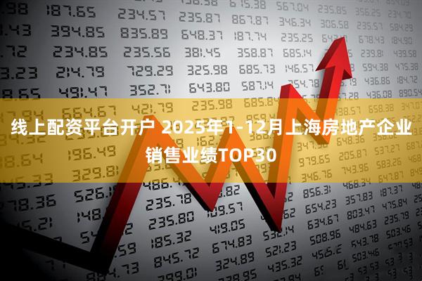 线上配资平台开户 2025年1-12月上海房地产企业销售业绩TOP30